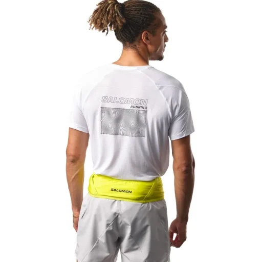 Ceinture Running Salomon Pulse Belt Sulphur Spring Glacier Grey