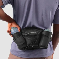 Ceinture Running Salomon Cross Belt 2 Bottles Black
