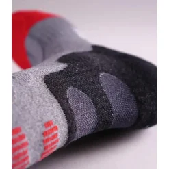 Chauffage pied Lenz Heat Sock 5.1 Toe Cap Slim Fit Gris Rouge