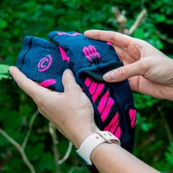 Chaussettes Bv Sport Trail Socks Ultra Mid Bleu Rose