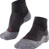 Chaussettes Falke Tk5 Short Women Asphalt Melange