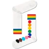 Chaussettes Happy Socks Pride Rainbow Blanc