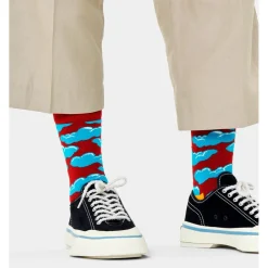 Chaussettes Happy Socks Under The Clouds Bordeaux