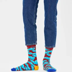 Chaussettes Happy Socks Under The Clouds Bordeaux