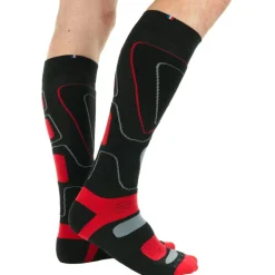 Chaussettes La Chaussette de France Vanoise Noir Rouge