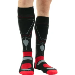 Chaussettes La Chaussette de France Vanoise Noir Rouge