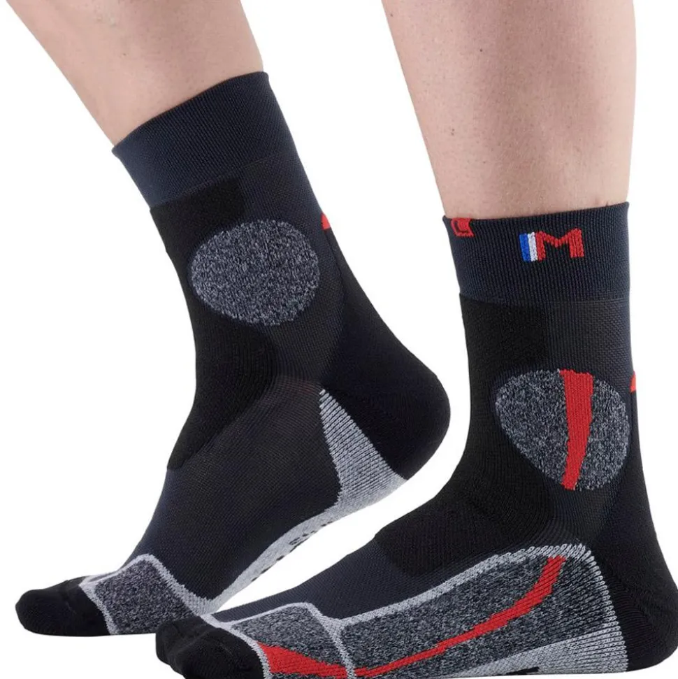 Chaussettes Monnet Mid Expert Rouge