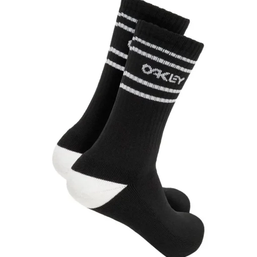 Chaussettes Oakley Icon B1B Socks 2.0 Black White