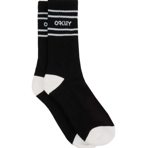 Chaussettes Oakley Icon B1B Socks 2.0 Black White
