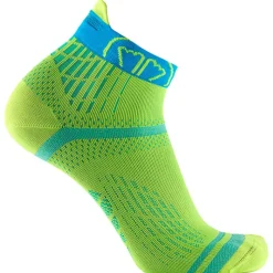 Chaussettes Sidas Run Feel Ankle Jaune Turquoise