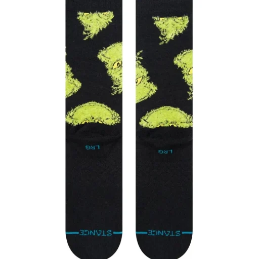 Chaussettes Stance Crew Sock Mean One Black