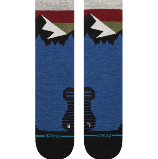 Chaussettes Stance Perf Hike Wool Crew Light Cushion Sock Cobalt