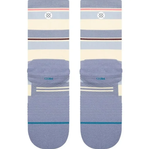 Chaussettes Stance Perf Run Womens Crew Light Cushion Sock Milo Blue