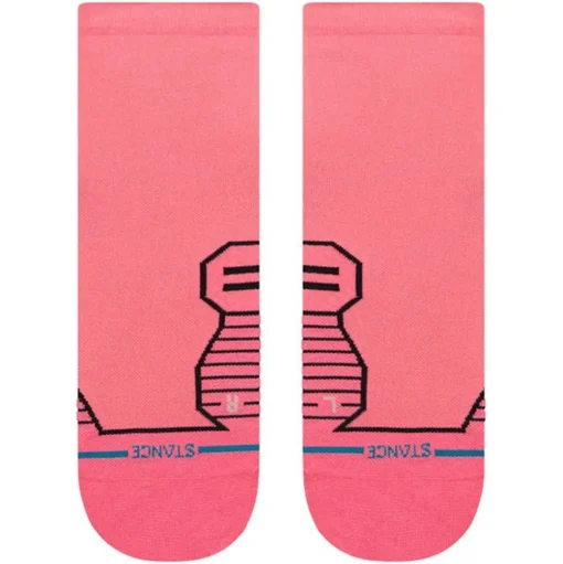 Chaussettes Stance Perf Run Womens Quarter Ultralight Cushion Sock Variegated Pink