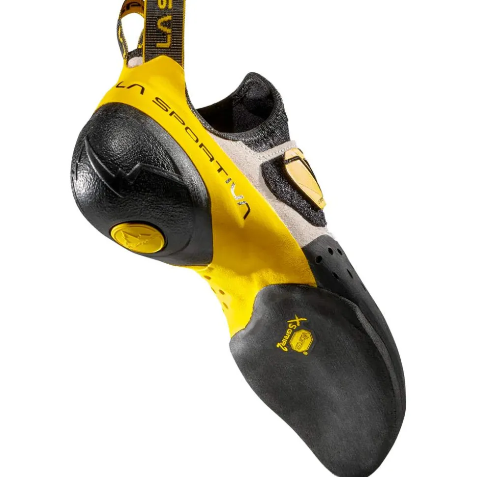 Chaussons d'escalade La Sportiva Solution White Yellow