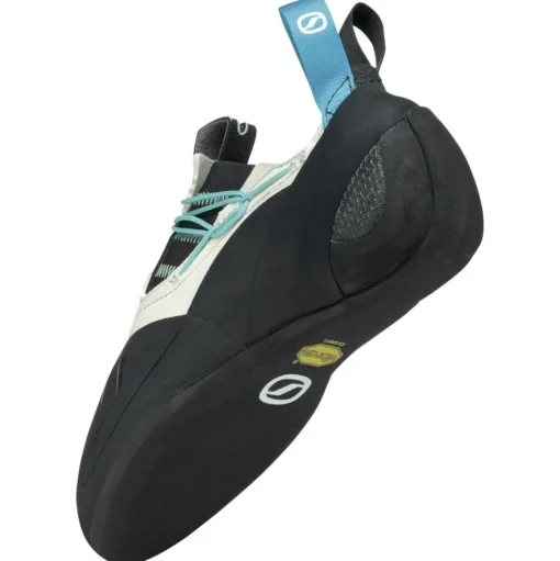 Chaussons d'escalade Scarpa Vapor S Wmn Aqua Dust Gray
