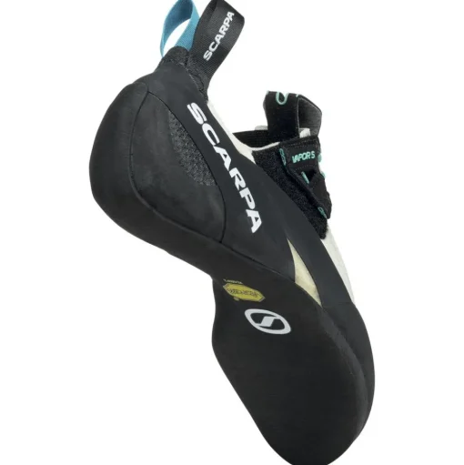 Chaussons d'escalade Scarpa Vapor S Wmn Aqua Dust Gray
