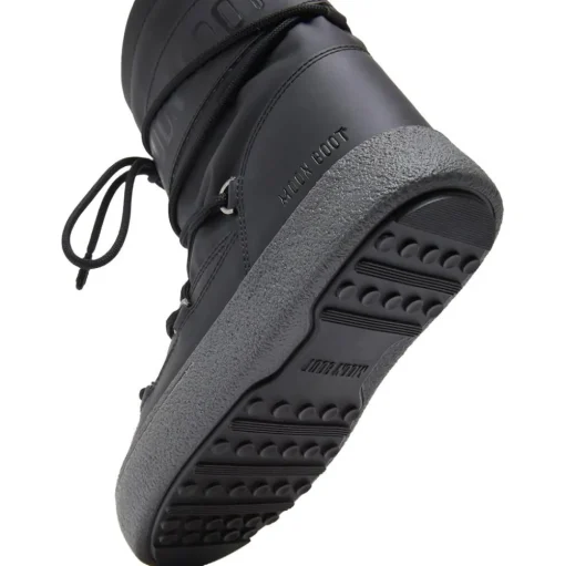 Chaussures après-ski Moon Boot Ltrack Tube Rubber Black