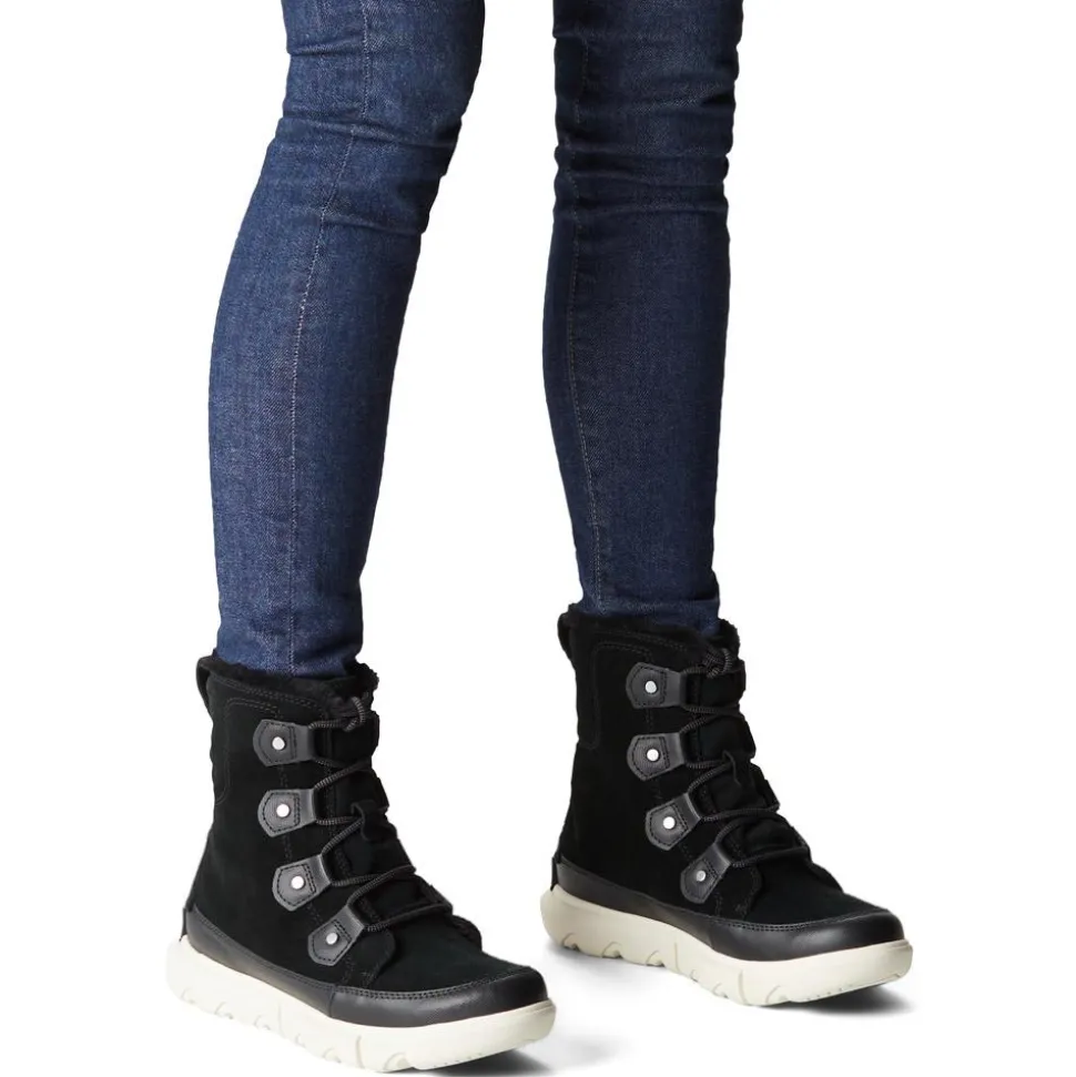 Chaussures après-ski Sorel Sorel Explorer II Joan Black Fawn
