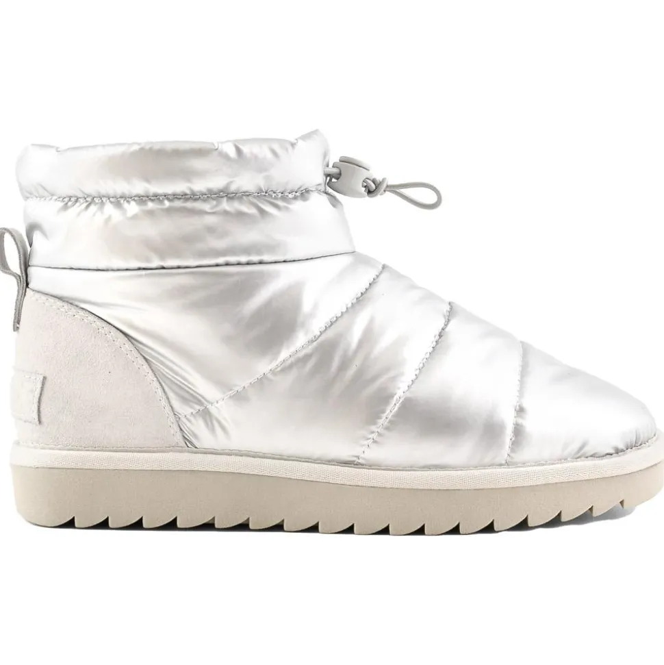 Chaussures Colors Of California Short Boot In Nylon Silver
