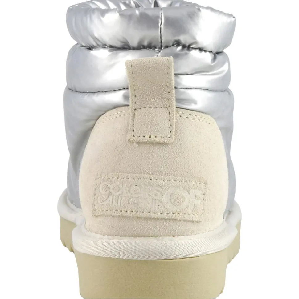 Chaussures Colors Of California Short Boot In Nylon Silver