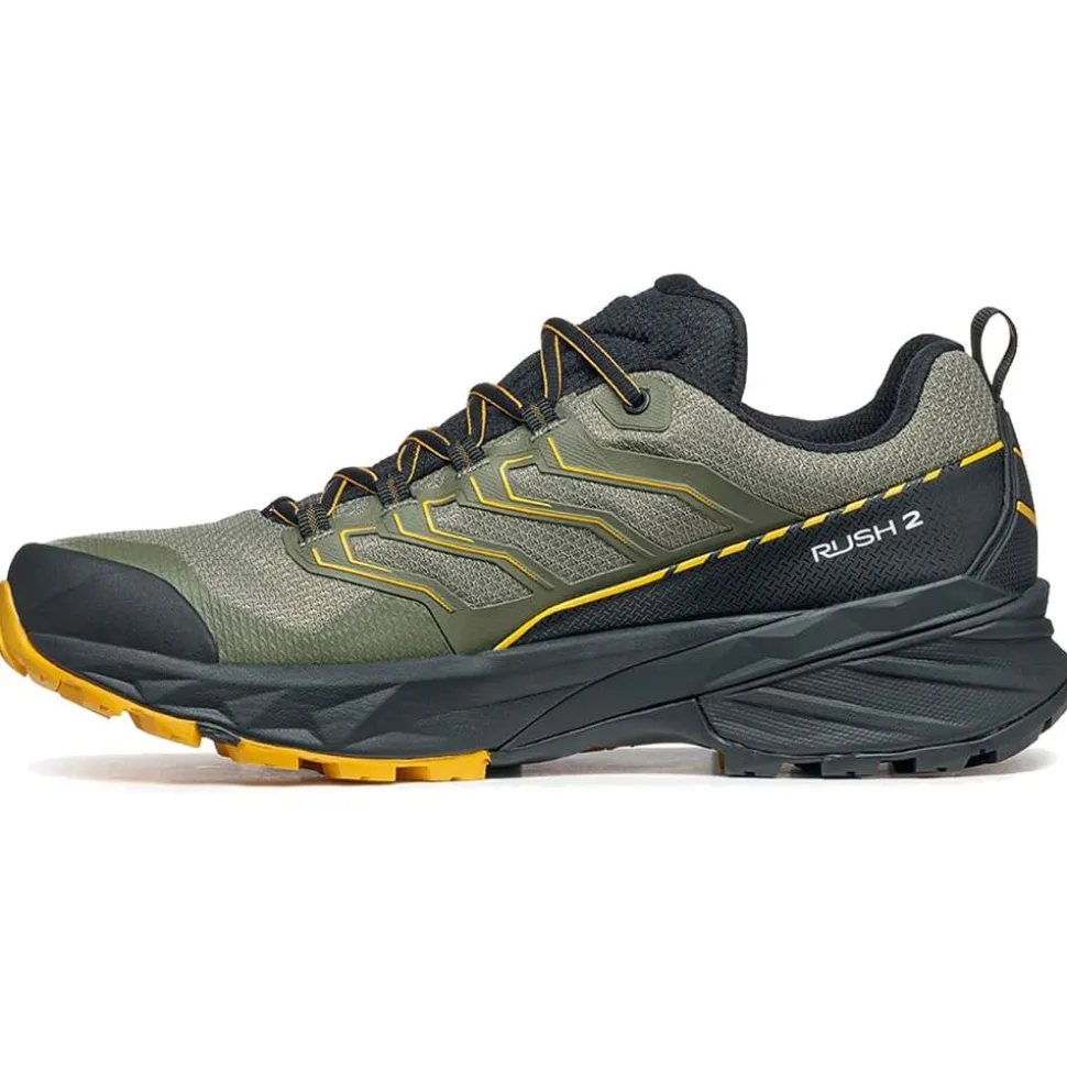 Chaussures de Fast Hiking Scarpa Rush 2 Gore-Tex Moss Sulphur