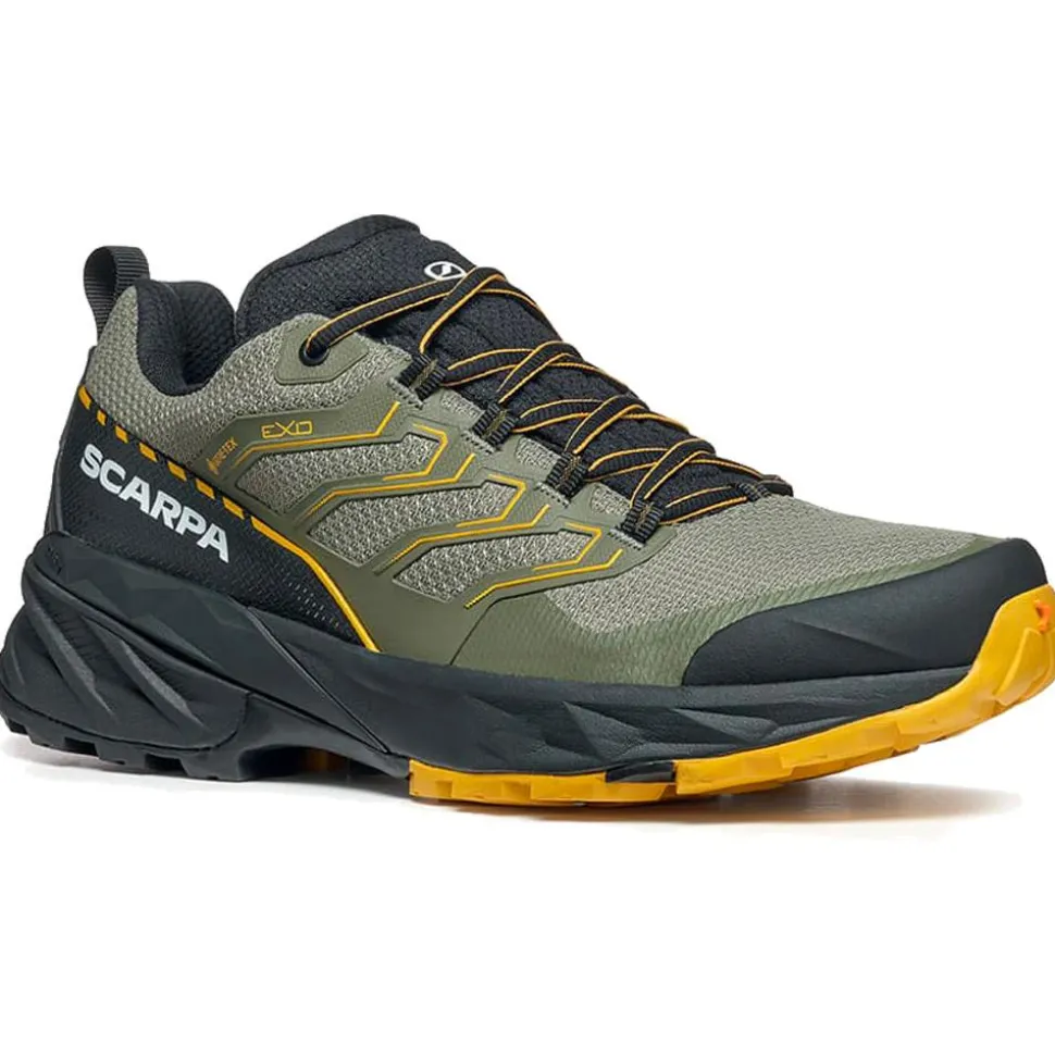 Chaussures de Fast Hiking Scarpa Rush 2 Gore-Tex Moss Sulphur