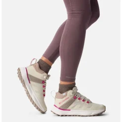 Chaussures de randonnée Columbia Facet 75 Mid Outdry Wmn Dark Stone Dark Fuchsia