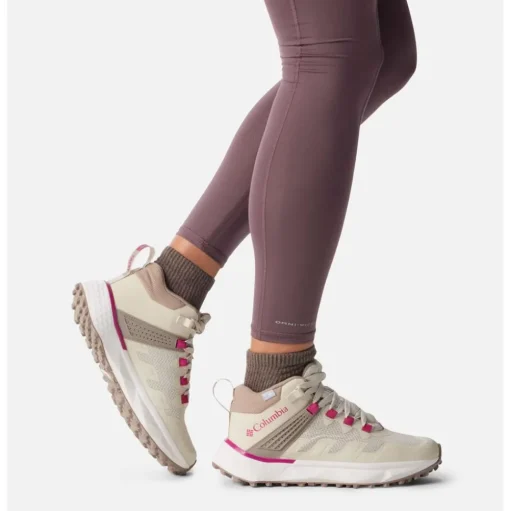 Chaussures de randonnée Columbia Facet 75 Mid Outdry Wmn Dark Stone Dark Fuchsia