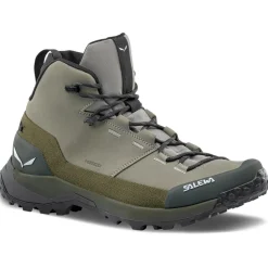 Chaussures de randonnée Salewa Puez Leather Mid Ptx M Shadow Dark Olive