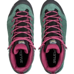 Chaussures de randonnée Salewa Alp Mate Mid WP Wmn Duck Green Rhododendon
