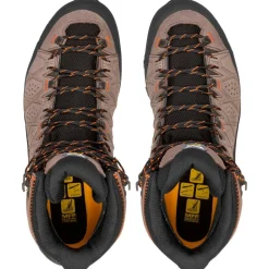 Chaussures de randonnée Salewa Alp Trainer 2 Mid Gore-Tex Wallnut Fluo Orange