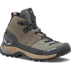Chaussures de randonnée Salewa Puez Leather Mid Ptx W Bungee Cord Onyx