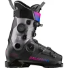 Chaussures de Ski Salomon S/Pro Supra Dual Boa 115 W Black Hematite Metal Beetroot Purple