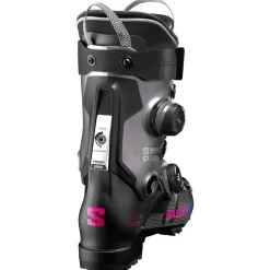 Chaussures de Ski Salomon S/Pro Supra Dual Boa 115 W Black Hematite Metal Beetroot Purple
