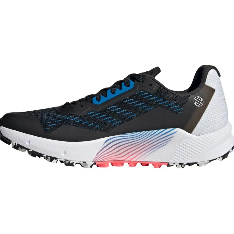 Chaussures de trail adidas Terrex Agravic Flow 2 Core Black Blue Rush Turbo