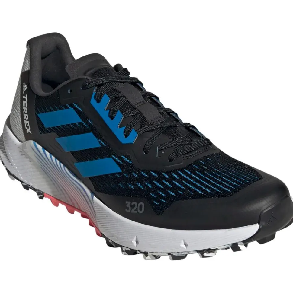Chaussures de trail adidas Terrex Agravic Flow 2 Core Black Blue Rush Turbo
