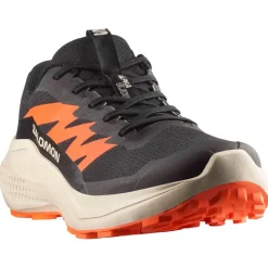 Chaussures de trail Salomon Alphaglide Black Rainy Day Red Orange