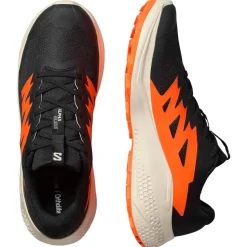 Chaussures de trail Salomon Alphaglide Black Rainy Day Red Orange