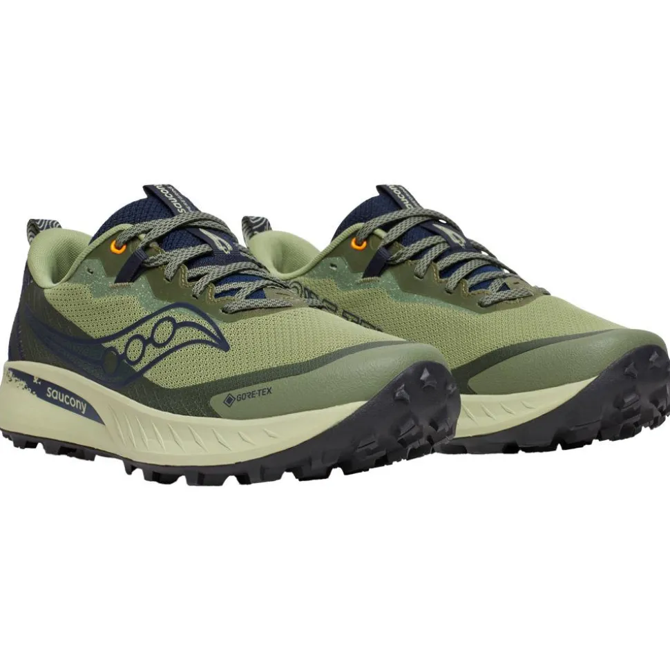 Chaussures de trail Saucony Peregrine 15 Gore-Tex Hemlock Navy