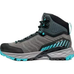 Chaussures de Trek et montagne Scarpa Rush Trek Gore-Tex Wmn Mid Gray Aqua
