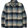 Chemise Patagonia Fjord Flannel Shirt Hibernate Sunken Blue