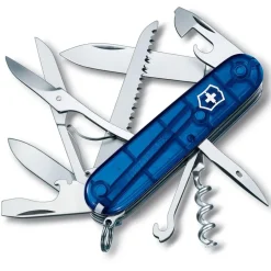 Couteaux Victorinox Huntsman Blue Translucide