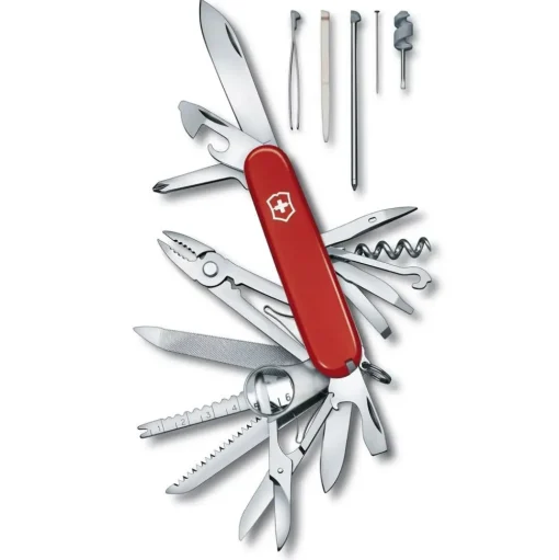 Couteaux Victorinox Swiss Champ Mat Red