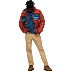 Doudoune Cotopaxi Fuego Down Hooded Jacket Nutmeg Stripes