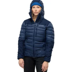 Doudoune Norrona Women's Falketind Down750 Hood Indigo Night