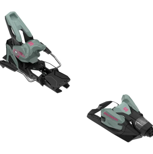 Fix Ski Salomon Strive 14 Gw Iceberg Green Black Sachet Pink D100