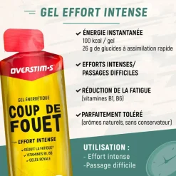 Gel Energétique Overstims Coup De Fouet 34 g. Citron
