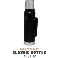 Gourde Stanley The Legendary Classic Bottle 1.0L Matte Black Pebble