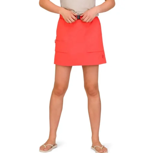 Jupe de randonnée Norrona Femund Cotton Skirt W Paprika